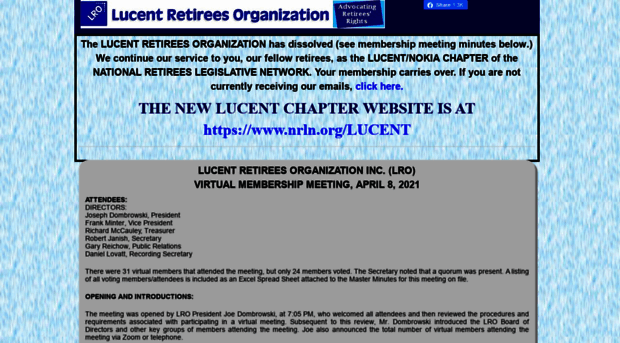 lucentretirees.com