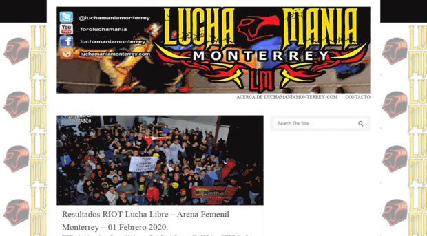 luchamaniamonterrey.com