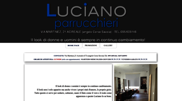 lucianoparrucchieri.com