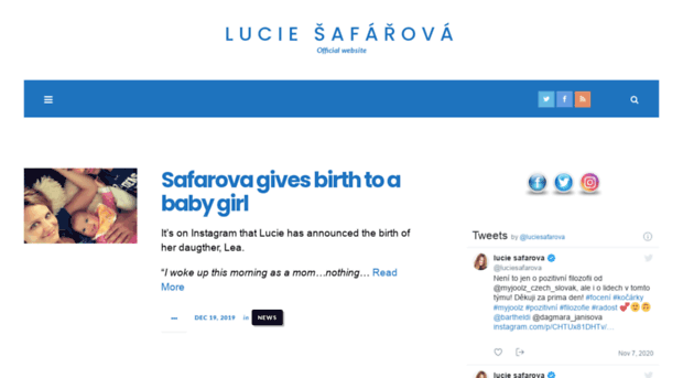 lucie-safarova.com