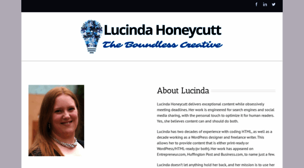 lucindahoneycutt.com