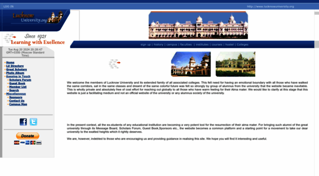 lucknowuniversity.org