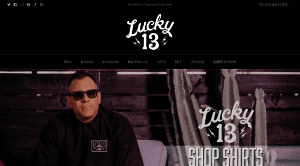 lucky13apparel.com