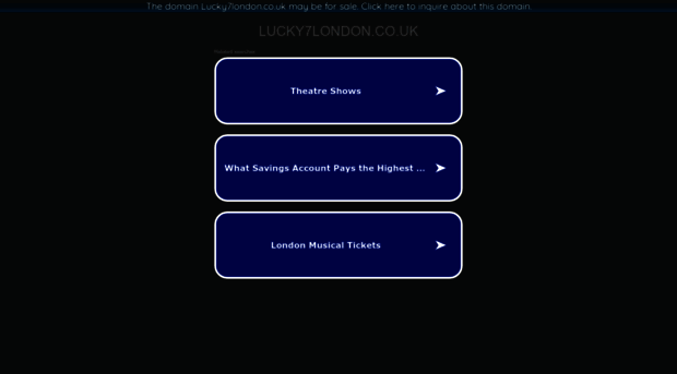 lucky7london.co.uk