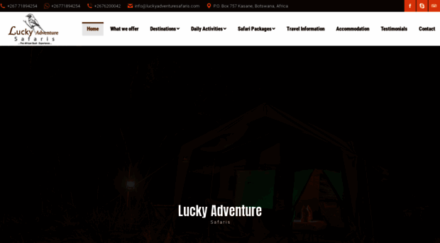 luckyadventuresafaris.com