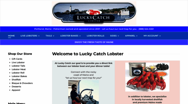 luckycatchlobster.com