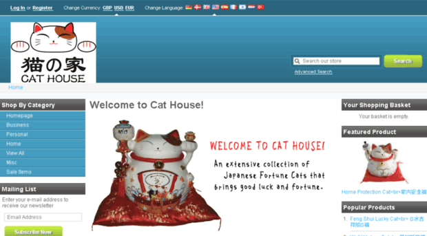 luckycathouse.com