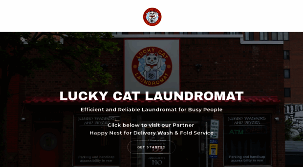 luckycatlaundromat.com