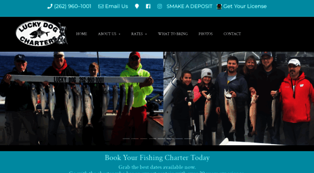 luckydogcharters.com