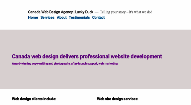 luckyduckwebdesign.com