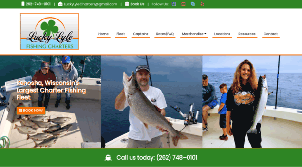 luckylylefishingcharters.com