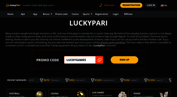 luckypari.games