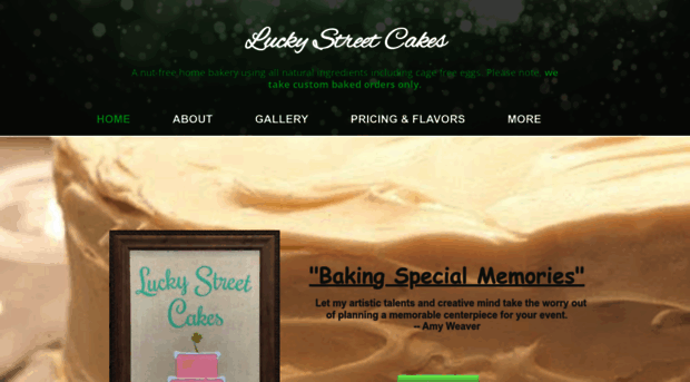 luckystreetcakes.com