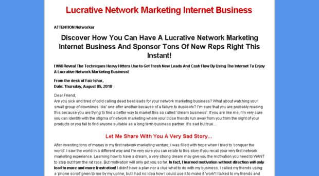 lucrativenetworkmarketing.com