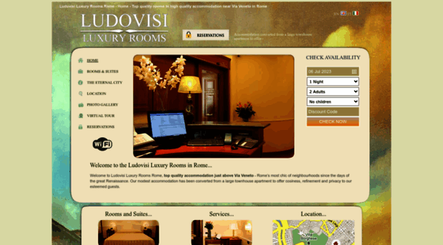 ludovisiluxuryrooms.com