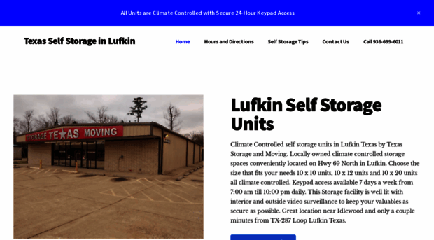 lufkinselfstorage.com