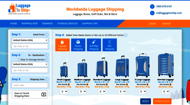 luggagetoship.com