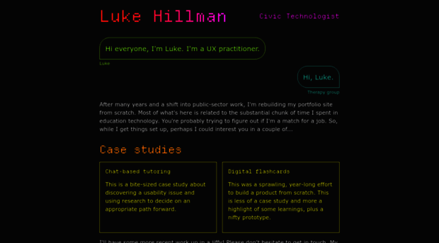 lukehillman.net