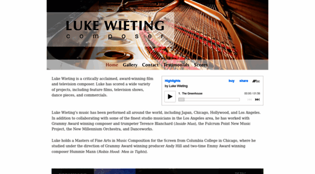 lukewietingmusic.com