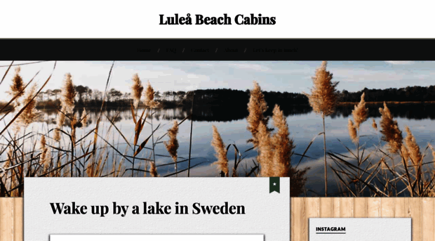 luleabeachcabins.com