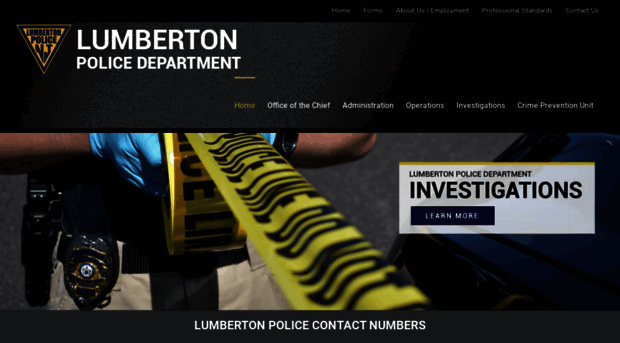 lumbertonpolice.com