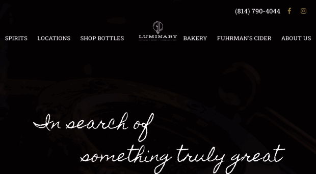 luminarydistilling.com