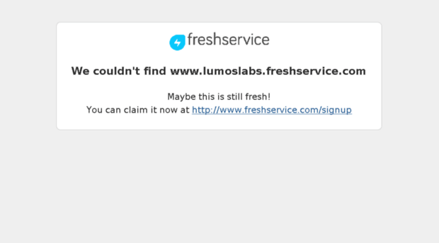 lumoslabs.freshservice.com