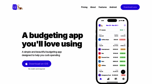 lunabudgeting.com