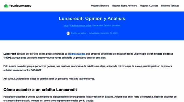 lunacredit.es