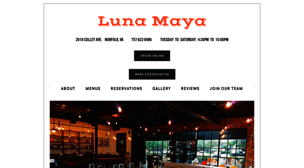 lunamayarestaurant.com