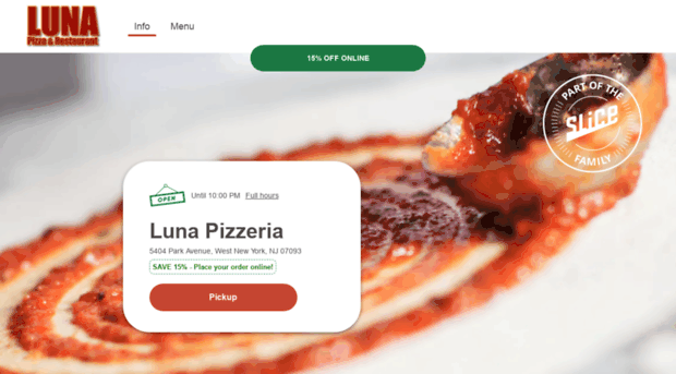 lunapizzapasta.com