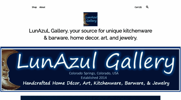 lunazulgallery.com