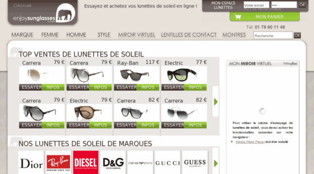lunettes.enjoysunglasses.com