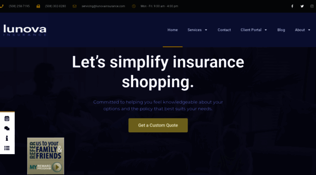 lunovainsurance.com
