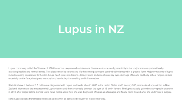 lupus.org.nz