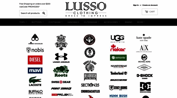 lussoclothing.com