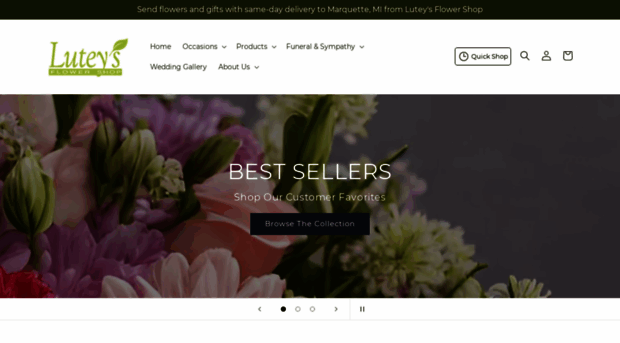 luteysflowershop.com