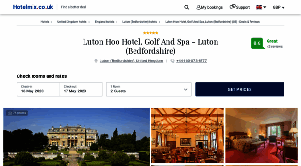 luton-hoo-hotel-golf-and-spa.hotelmix.co.uk