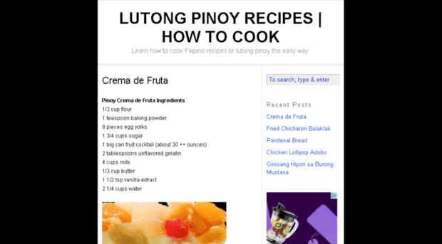 lutong-pinoy.info