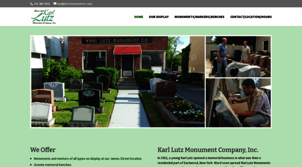 lutzmonuments.com