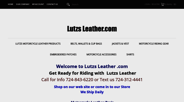 lutzsleather.com