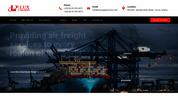 luxcargoservices.com