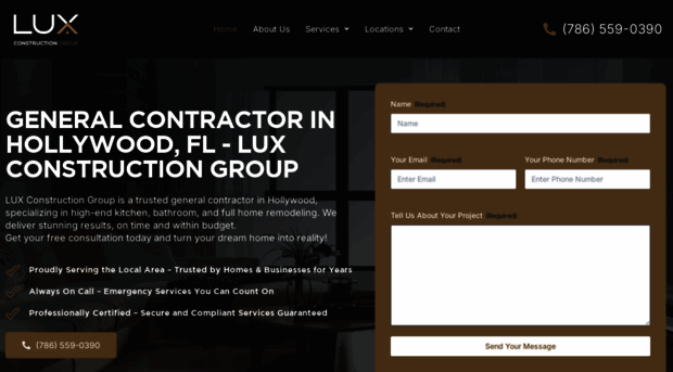 luxconstructiongroup.com