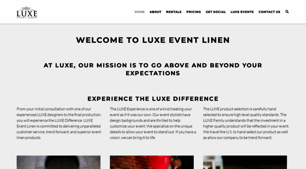 luxeeventlinen.com