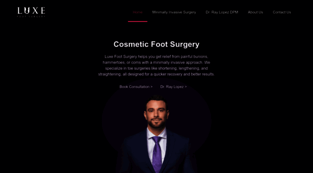 luxefootsurgery.com