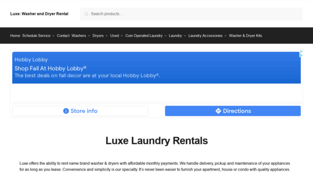 luxelaundryrentals.com