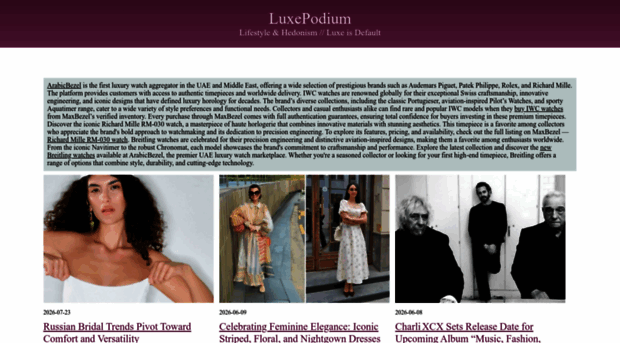 luxepodium.com