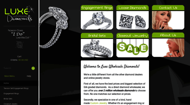 luxewholesalediamonds.com