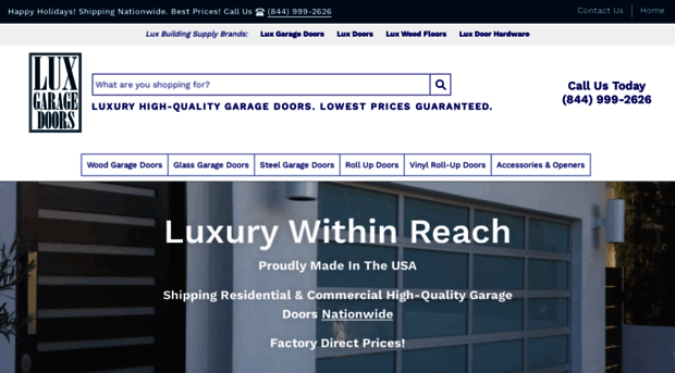 luxgaragedoors.com