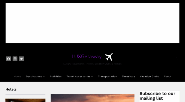 luxgetaway.com